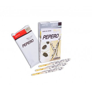 Lotte Pepero White Chocolate Cookies (Белый шоколад с печеньем)