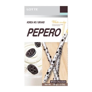 Lotte Pepero White Chocolate Cookies (Белый шоколад с печеньем)