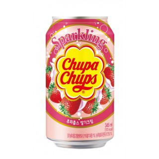 Chupa Chups Sparkling Strawberry (Клубника) 0,345L