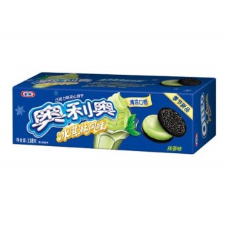 Oreo Ice Cream With Green Tea (Мороженое со вкусом зелёного чая)