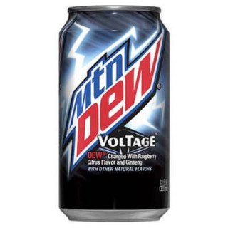 Mountain Dew Voltage (Малина, цитрусовые и женьшень) 0,355L