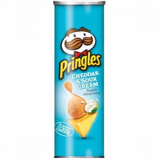 Pringles Cheddar & Sour Cream (Чеддер и сметана)