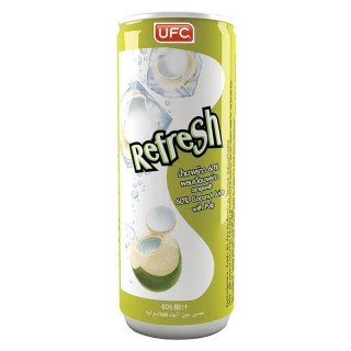 Кокосовая вода UFC Refresh 60% Coconut with pulp (Кокос с мякотью)
