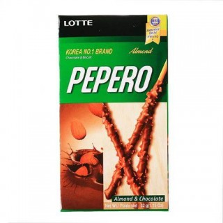 Lotte Pepero Almond And Chocolate (Миндаль и шоколад)