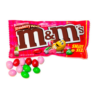 M&M's Strawberry Nut 92 г (Клубника с орехом)