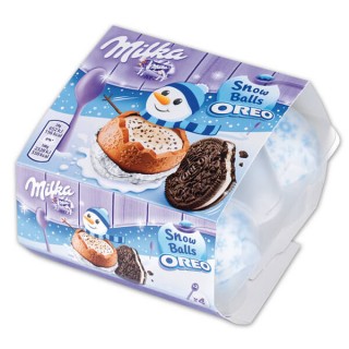 Milka Christmas Snowballs Oreo