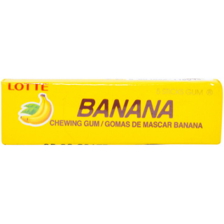 Жевательная резинка Lotte Banana (Бананы) 12,5 g