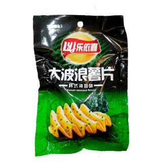 Картофельные Чипсы LYJ Рифлёные со вкусом нори 22 г