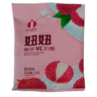 Молочные жевательные конфеты (Личи) 25 г