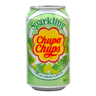 Chupa Chups Sparkling Melon Cream (Дыня Со Сливками) 0,345L
