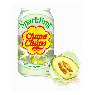 Chupa Chups Sparkling Melon Cream (Дыня Со Сливками) 0,345L