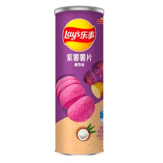 Картофельные Чипсы Lay's Stax Purple Potato And Coconut (Фиолетовая Картошка И Кокос) 90g