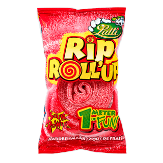 Жевательная Резинка Lutti Rip Roll Up Со Вкусом Клубники 40 g