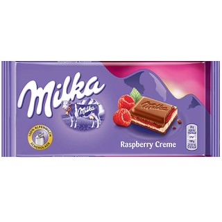 Шоколад Milka Raspberry Creme (Малина)