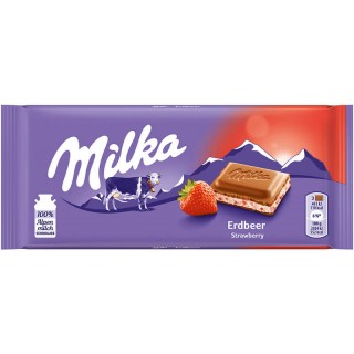 Шоколад Milka Strawberry (Клубника)