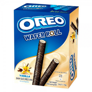 Вафельные Трубочки Oreo Wafer Roll Vanilla 54 g