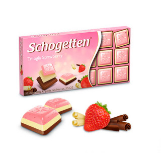 Schogetten Trilogia Strawberry (Клубничная трилогия) 100 г