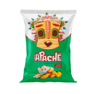 Пшеничные Чипсы Подушечки Apache Со Вкусом Лука и Сметаны 40g