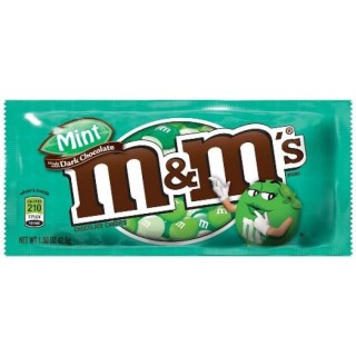 M&M's Mint Dark Chocolate 92.5 г (Мята и шоколад)