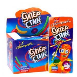 Магкая карамель Супер стик с вертушкой